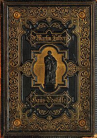 Luthers Hauspostille, 1903, Bildnachweis: Zentralarchiv der Ev. Kirche der Pfalz, Abt. 173 Nr. 995.