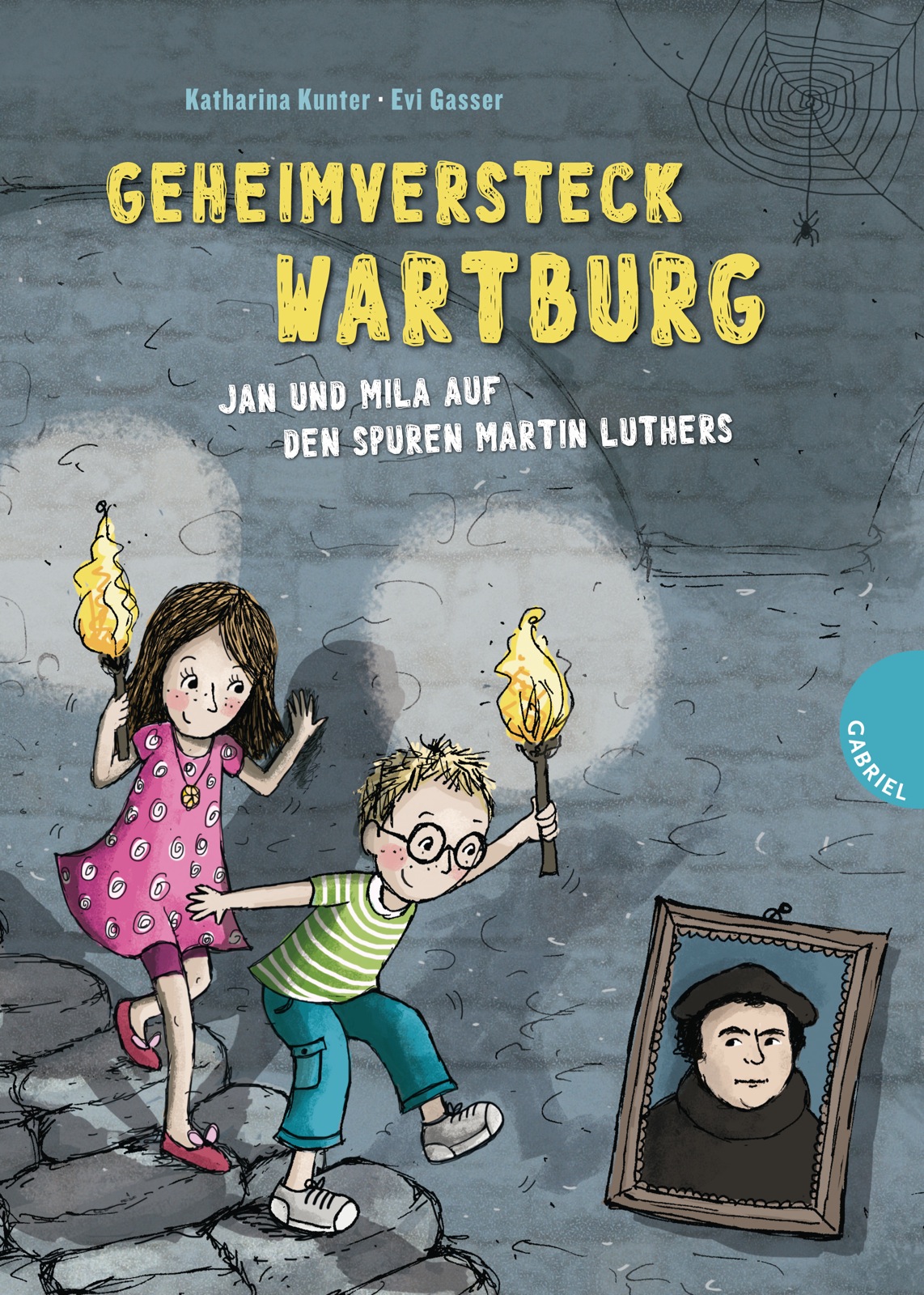 Cover des Buches Geheimversteck Wartburg Jan und Mila auf den Spuren Martin Luthers